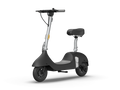 Electric Scooter With Foldable Seat W 35 Miles Operating Range & 15.5Mph Max Speed Black Black Aluminum