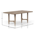 Counter Height Dining Table In Sand Colored Finish Sand Solid Wood Mdf