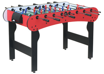 5Ft Soccer Table,Foosball Table,Football Table,Game Table, Table Soccer,Table Football,Children'S Game Table,Table Games,Indoor Games Balls Sports White Red Without Adjustable Weight Dining Room