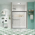 Bypass Shower Door, Sliding Door, With 1 4