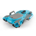 Electric Kids Racing Car With Music And Lights, Blue Blue 100 149 Lbs Polypropylene