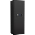 Heavey Duty,Large Size 5 8 Gun,Black Cabinet With Electronic Password Keypad Lock,Unassembled Metal Rifle Security Cabinet Safe Locker Black Steel