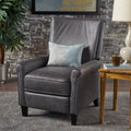 Manual Standard Recliner Slate Microfiber