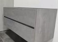 23.5'' Vanity Base Only, Wall Mounted Bathroom Vanity Base Only In Ash Gray, No Countertop Included Gray Melamine