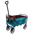 Minimeetall Multi Use Bag,Collapsible Foldable Wagon Cart Beach Wagon Heavy Duty Utility Cart Utility Wagon Grocery Cart For For Camping 3Pcs Plastic Liner Bag Covercyan Cyan Steel