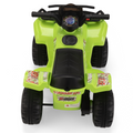 6V Kids Ride On Atv Car, Powered 4 Wheeler Quad W Music Horn Usb Mp3, 1.9 Mph Max Speed, Electric Vehicle Toy For Children 18 48 Months, Green Green Polypropylene