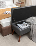 Storage Bench With Storage Bench For Bedroom End Of Bed Bench Foot Of Bed Bench Entryway Bench Storage Ottoman Bench 43.3