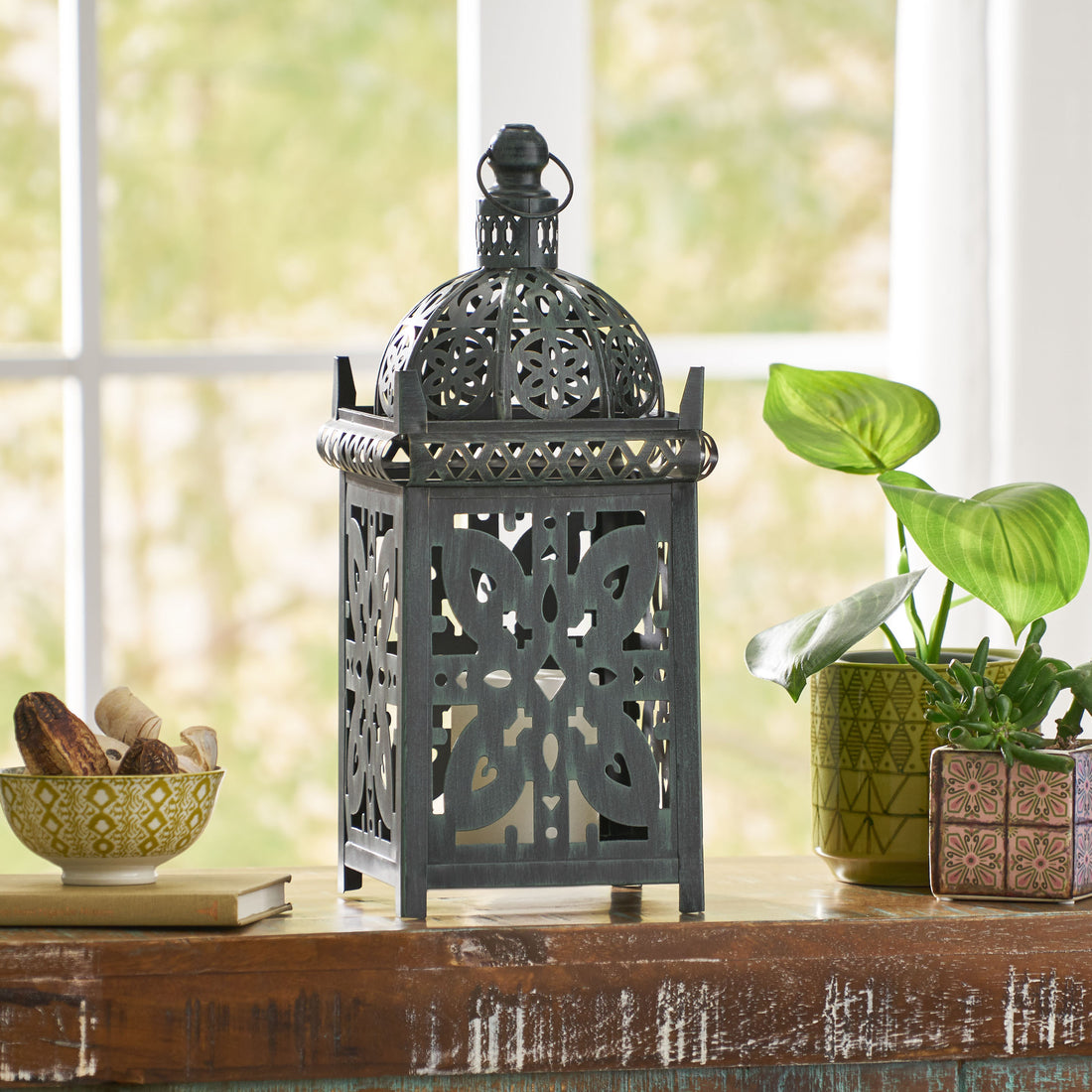 Lantern Small Black Iron