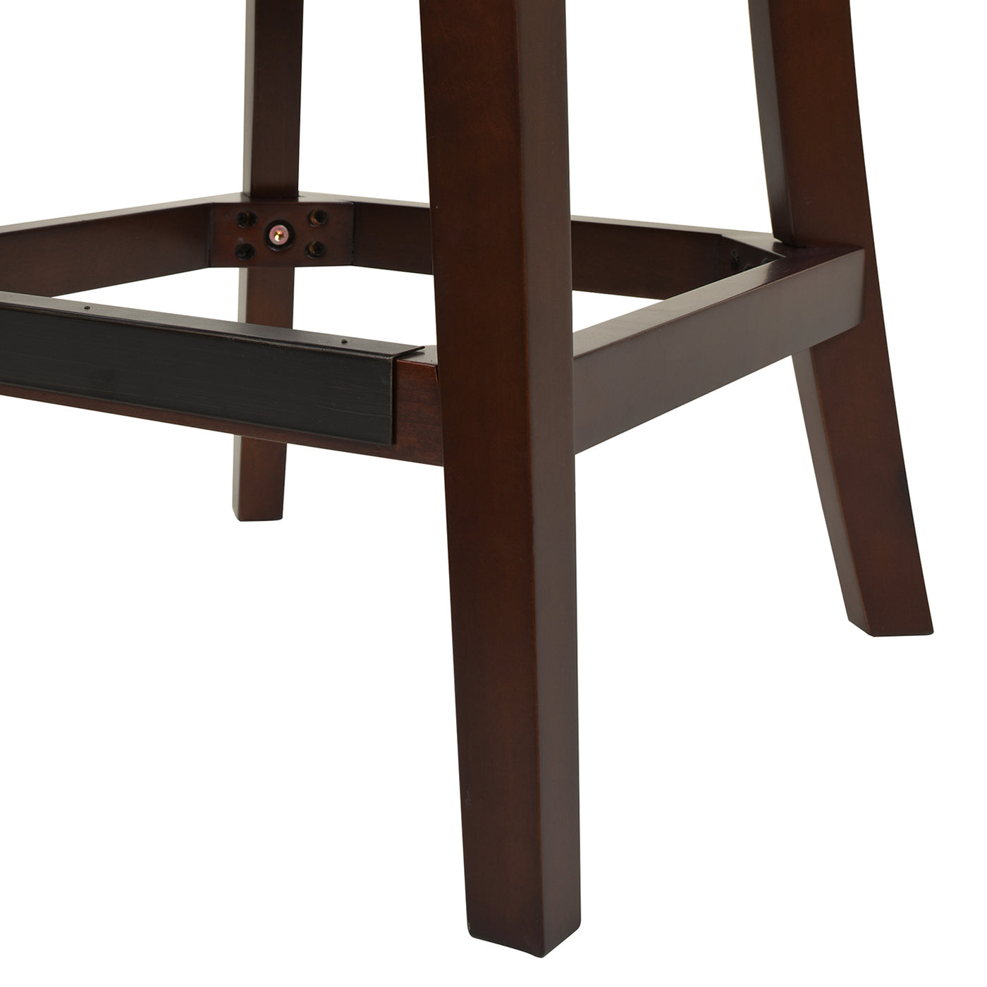 Holmes Tufted High Back 360 Swivel Counter Height Barstool, Tan Brown Faux Leather Tan Brown Foam Faux Leather