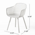 Poppy Chair White Polypropylene