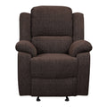 Brown Pillow Top Arms Glider Recliner Brown Primary Living Space Tight Back Modern Fir Pillow Top Arms Wood Metal