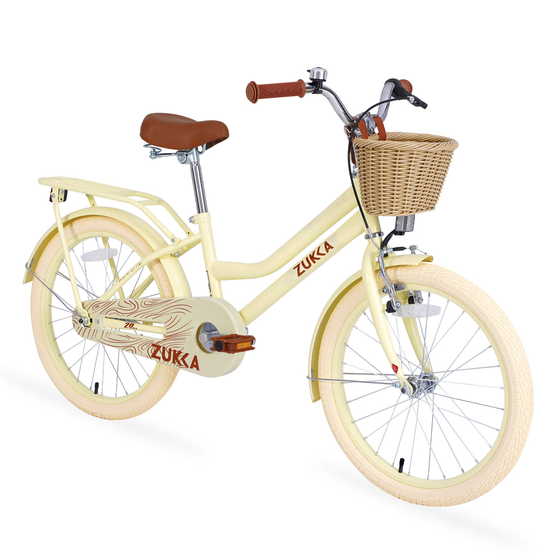 Multiple Colors,Girls Bike With Basket For 7 10 Years Old Kids,20 Inch Wheel ,No Training Wheels Included Cycling Yellow Garden & Outdoor Carbon Steel