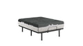 Goodvibesleep Calm Mattress And Adjustable Base Comfort Ensemble, King Size Gray Foam Spring King
