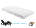 10 Inch Full Size Bed Mattress Gel Infused Memory Foam Mattress, Firm, White, Mattress In A Box White Bedroom Foam Full