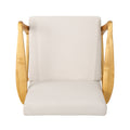 Club Chair Ivory Fabric