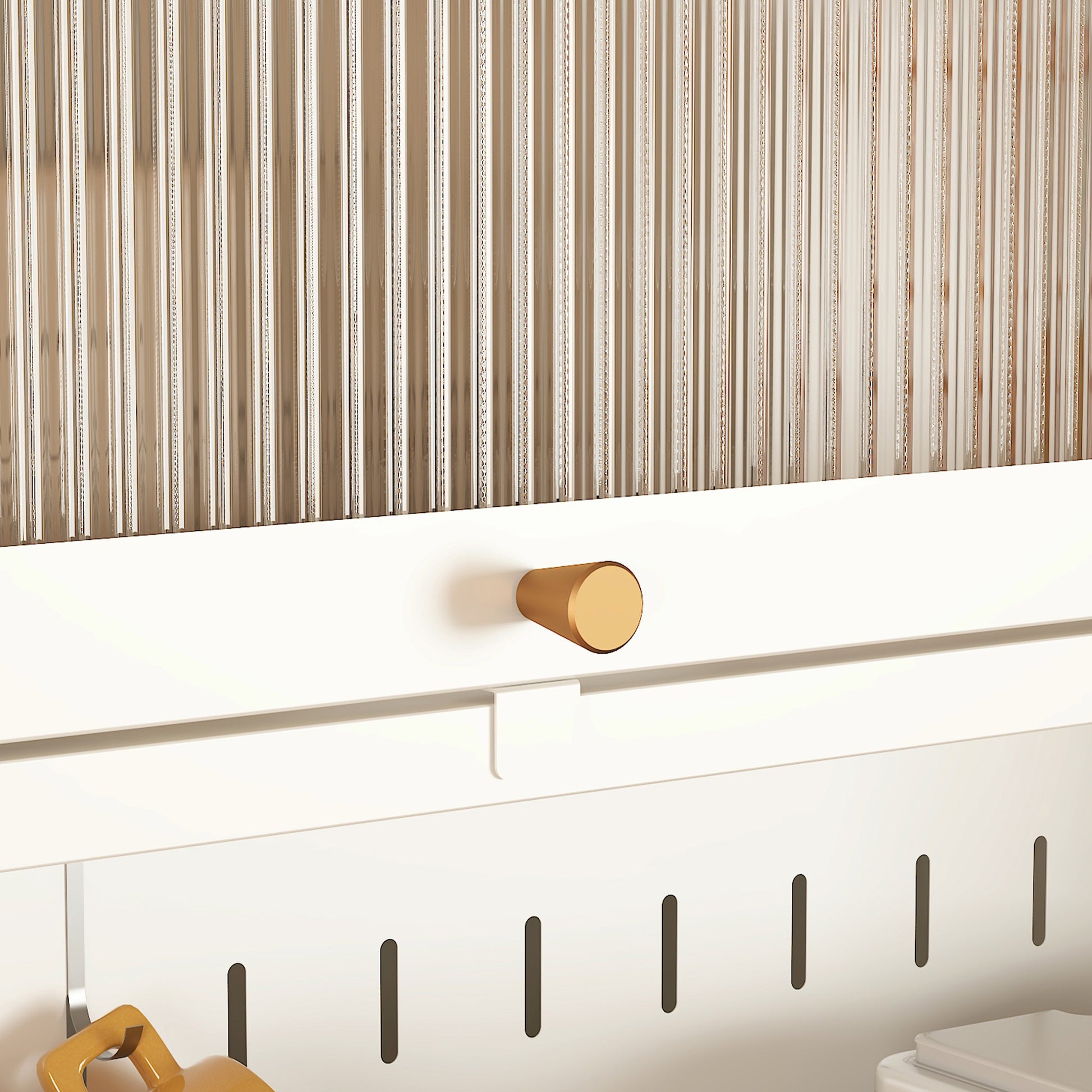 Kitchen Pantry Cabinet, Tall Storage Cabinet With Glass Doors & Adjustable Shelves, Cabinet Cupboard For Kitchen, Living Room, Dinning Room, White White Kitchen Modern Glass Doors Steel