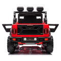 24V Ride On Large Pickup Truck Car For Kids,Ride On 4Wd Toys With Remote Control,Parents Can Assist In Driving,Bluetooth Music Version,Pickup Truck Design With Spacious Storage In The Rear. Red Polypropylene