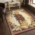 Nature'S Nest Gc Cbl3008 Multi 2 Ft. X 3 Ft. Lodge Area Rug Brown Polypropylene