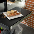 Outsunny Outdoor Grill Cart With Foldable Side Table, 46