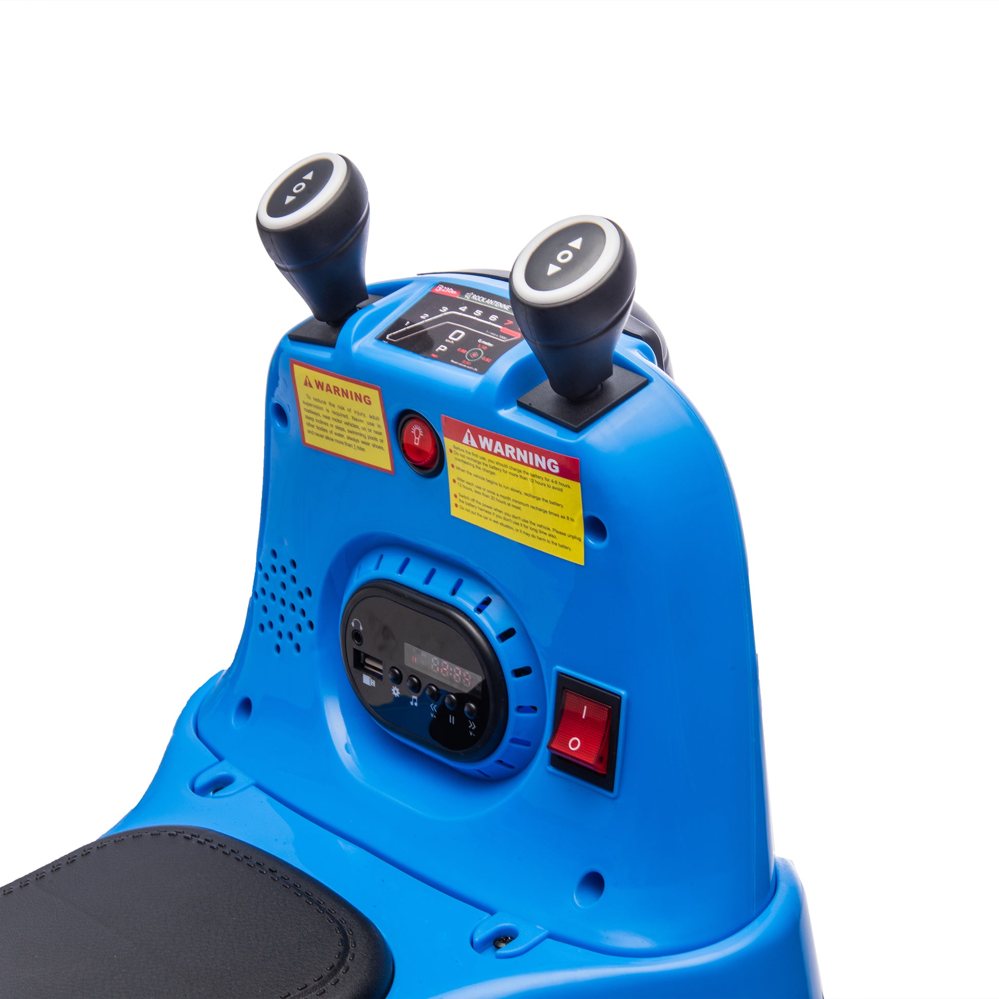 12V Kids Ride On Bumper Car W Parents Control,Rotate 360 Degrees,Two Handed Switch For Direction Control,Bumper Strip,Light Belt,Mp3 Music,Bluetooth,Provide A Speed Of 0.75Mph For Kids Of 2 5 Blue