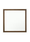 Miquell Oak Finish Mirror Oak Mirror,Synthetic Wood