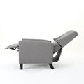 Classic Light Grey Fabric Push Back Chair Light Grey Fabric