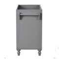 30'' Bathroom Vanity Without Top Sink, Modern Bathroom Storage Cabinet With 2 Drawers And A Tip Out Drawer Not Include Basin Grey Bathroom Modern Solid Wood Mdf