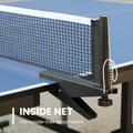 Table Tennis Table 15Mm Professional Mdf Indoor Table Tennis Table With Table Tennis Net And Bats Etc. Quick Assembly, Single Training Table, 108