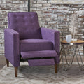 Recliner Purple Fabric