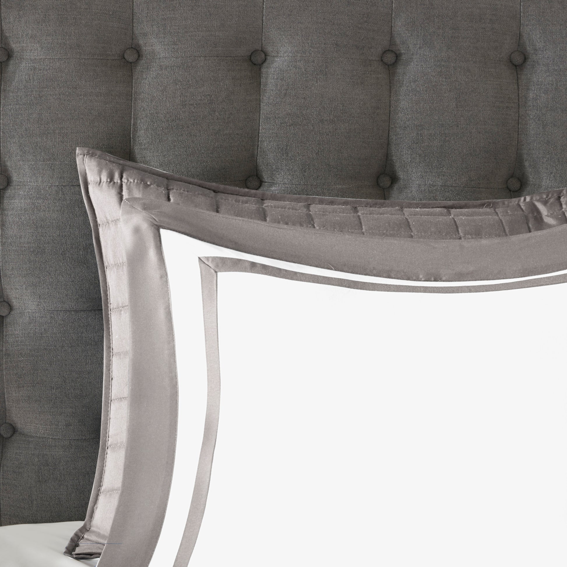 8 Piece Comforter And Quilt Set Collection Grey Full Queen Full Grey Polyester