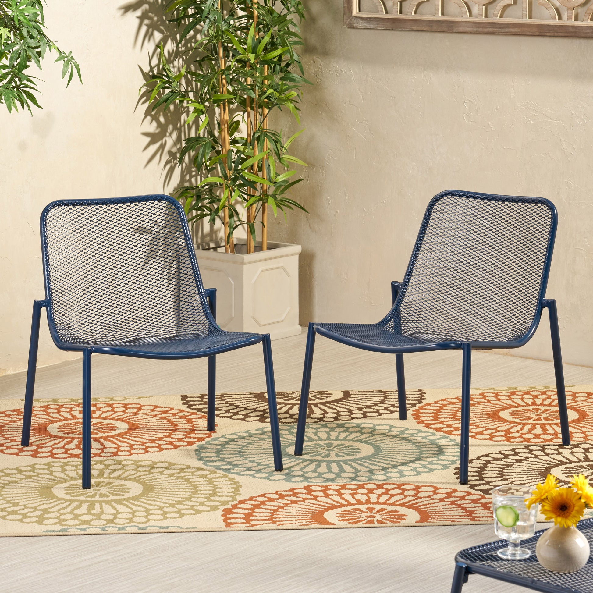 Kincaid Chair Navy Iron