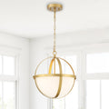 Steel Dimmable Light Unique Globe Chandelier Ul Certified Antique Brass Ceiling Lights Steel Metal