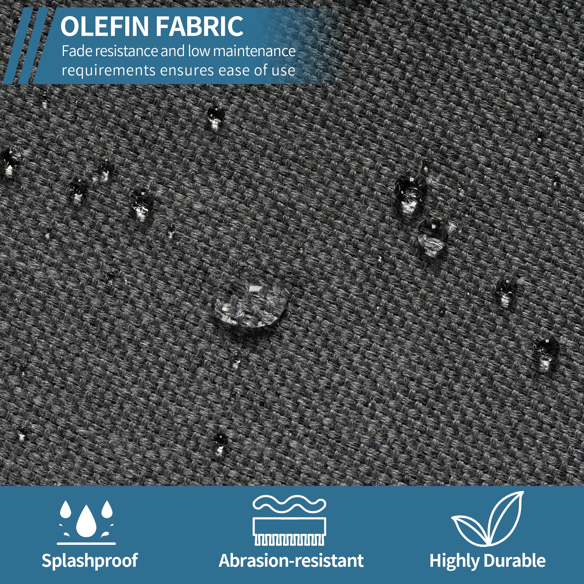 Aluminum Modern 4 Piece Sofa Seating Group For Patio Garden Outdoor Yes Complete Patio Set Black Mildew Resistant Frame Fade Resistant Cushion Garden & Outdoor Modern Complete Patio Sets Aluminium Aluminium