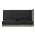 Tahiti Sofa Set Black Pe Rattan Iron Waterproof Fabric