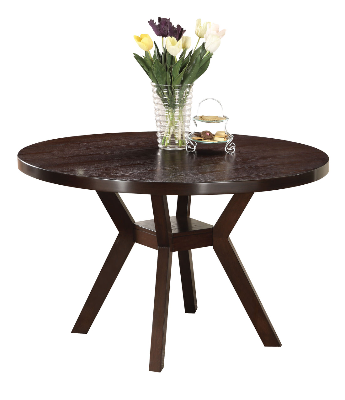 Drake Espresso Finish Dining Table Espresso Synthetic Wood