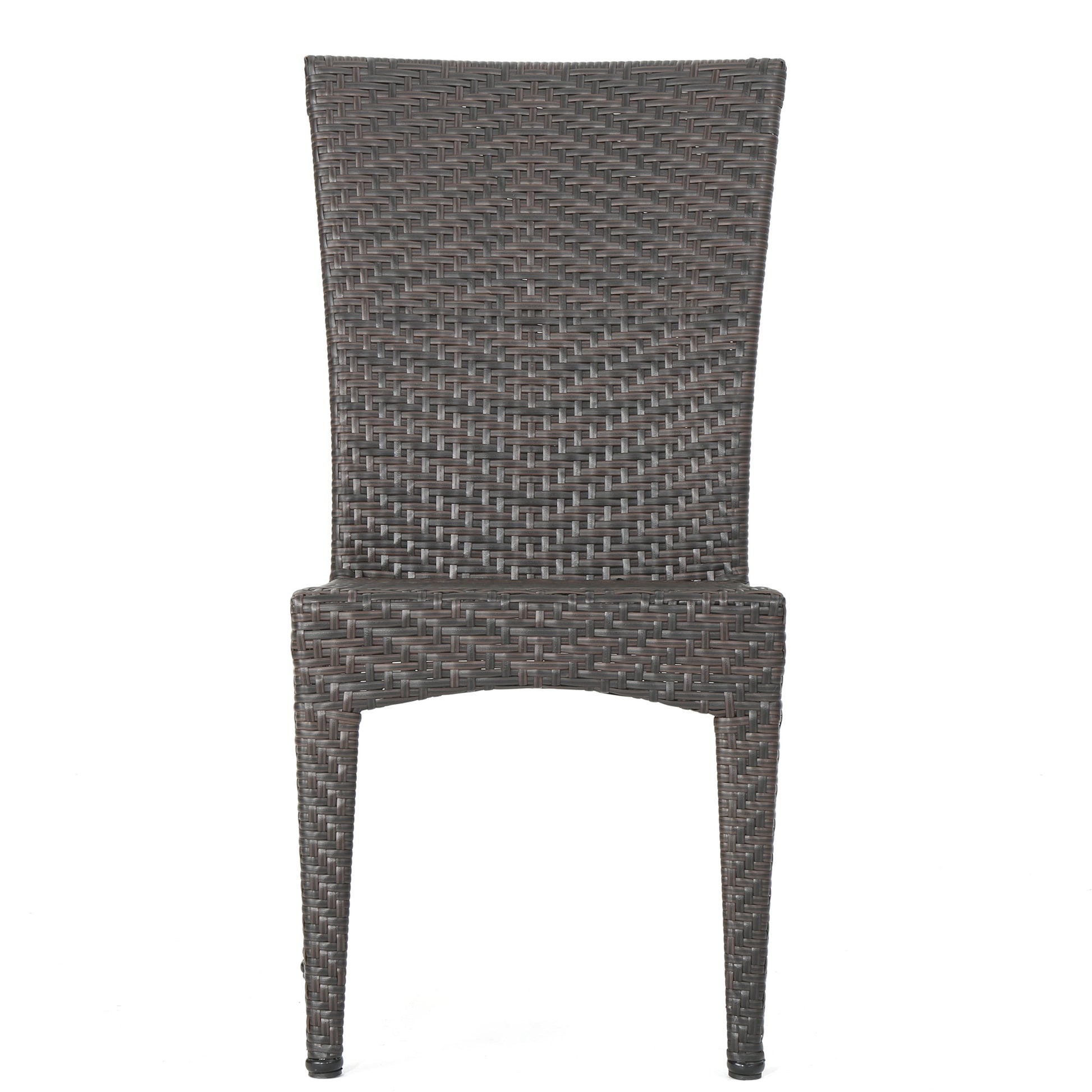 Josh Pe Wicker Sidechair,1Pc Brown Multi Iron