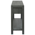 Console Table Entryway Table For Hallway Living Room With 2 Drawers And 1 Shelf Antique Green Mdf