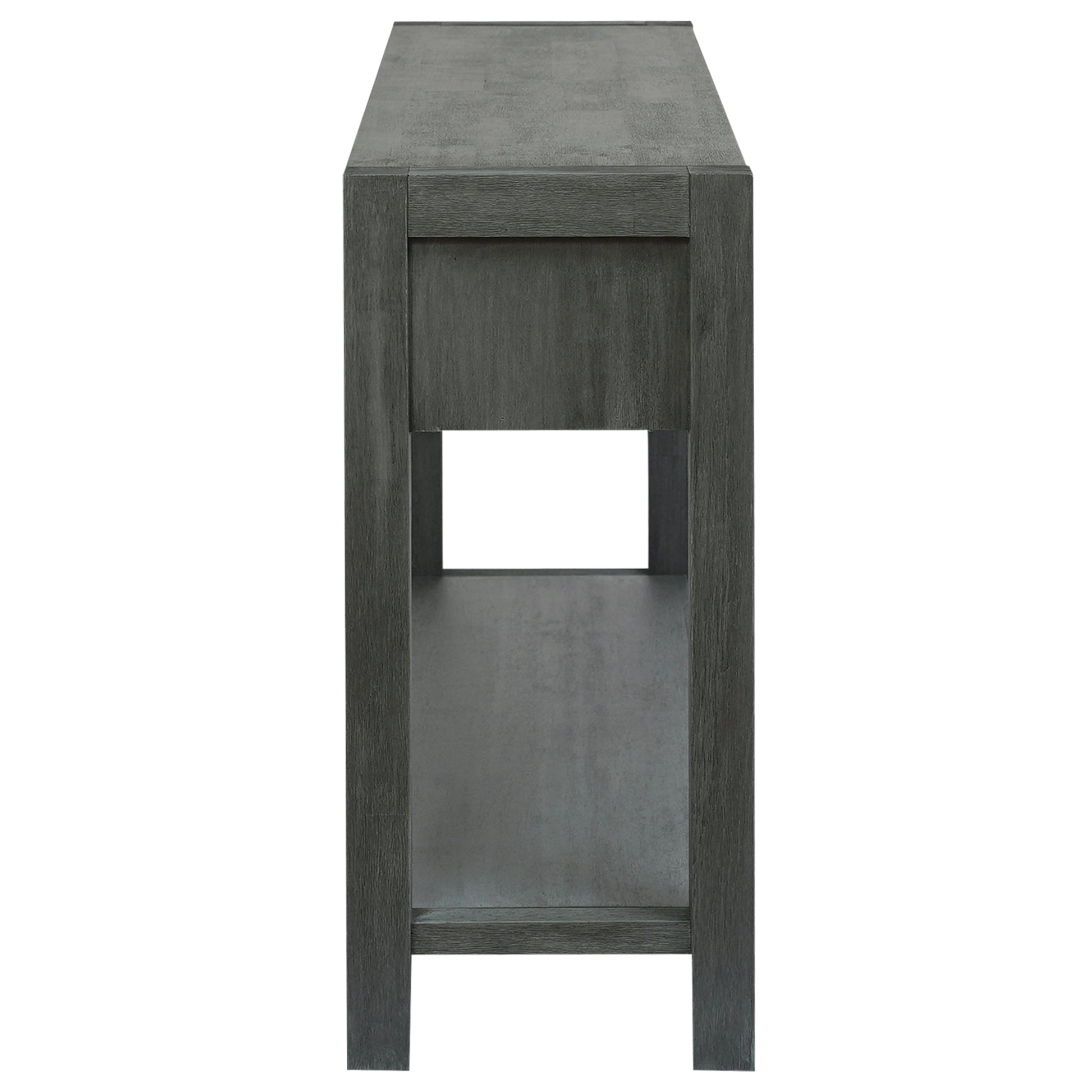 Console Table Entryway Table For Hallway Living Room With 2 Drawers And 1 Shelf Antique Green Mdf