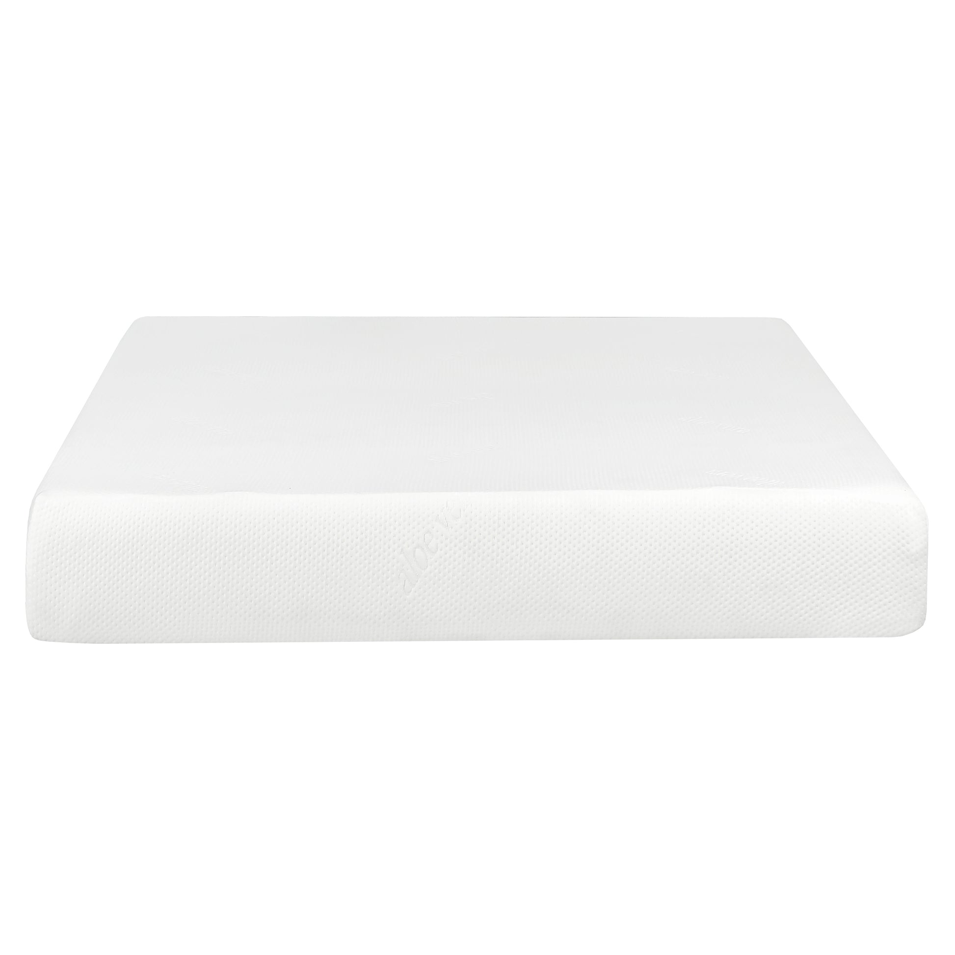 Super Plush 10 In. Medium Gel Memory Foam Mattress For King Size Bed In A Box Withwhite Aloe Vera Cover White Bedroom Modern Memory Foam Polyester King