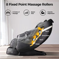 Massage Chairs Sl Track Full Body Massage Recliner With Foot Roller,Airbag Massage,Zero Gravity, Bluetooth Speaker Black Black Pu