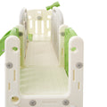 11 In 1 Toddler Slide, Kids Slide For Toddler Age 1 3 With Basketball Hoop, Kids Slide Playset Structure,Arch Tunnel And Telescope, Toy Storage Organizer For Toddlers, Kids Climbers Playground Green Cute 1 To 2 Years Hdpe Indoor & Outdoor Use