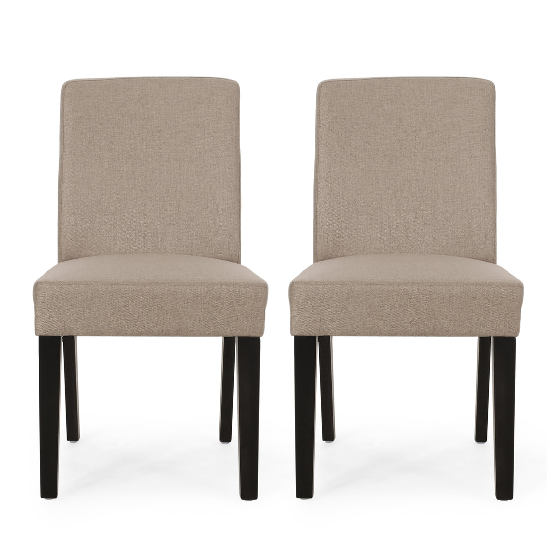 Dining Chair Taupe Fabric