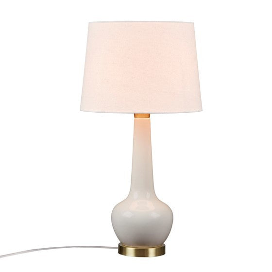 Ceramic Genie Table Lamp Grey Ceramic