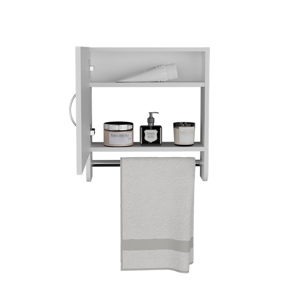 Medicine Cabinet Ulysses, Bathroom, White White Particle Board Engineered Wood