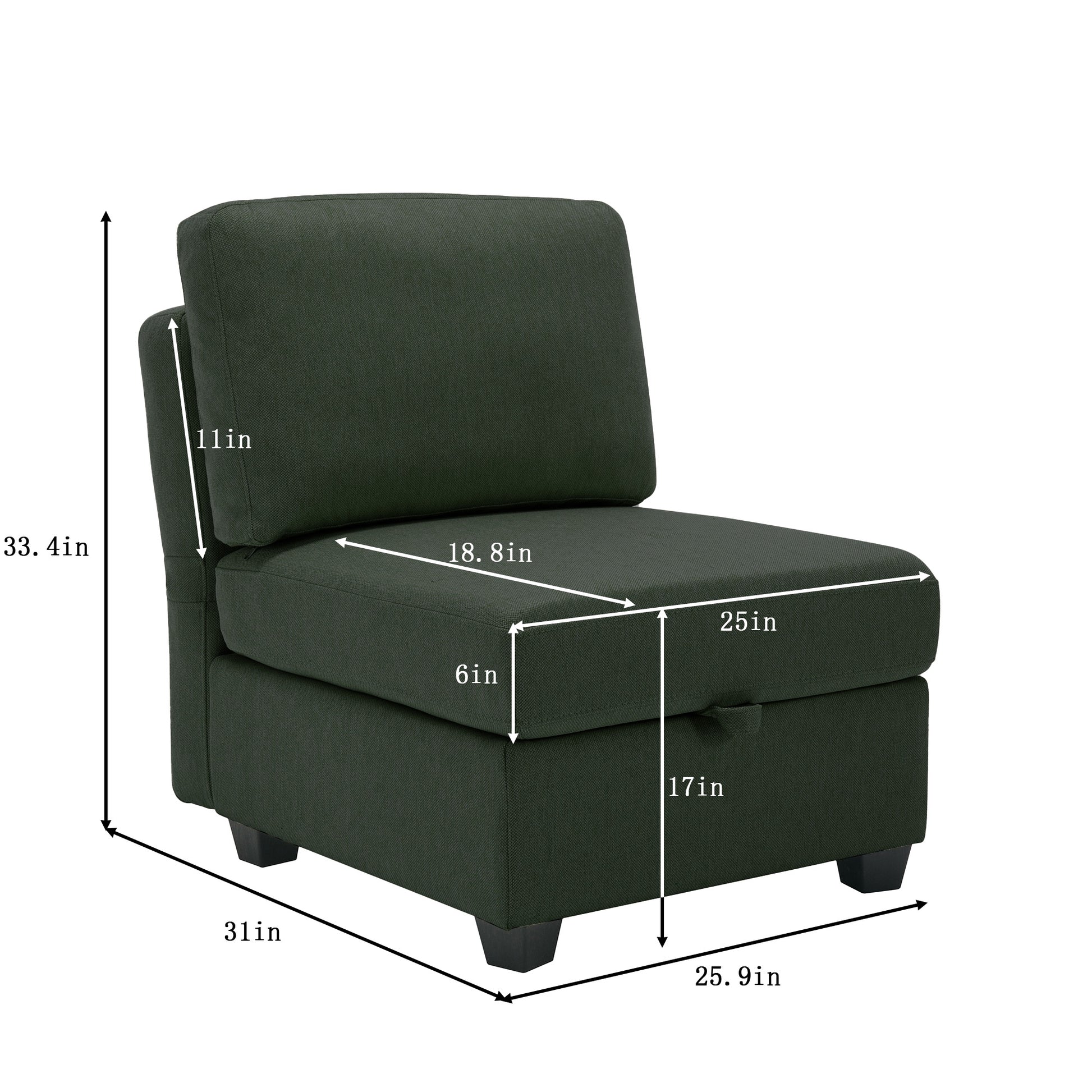 4 Seat Sofa Bed Upholstered Sofa Sleeper, Space Saving Sof Bed2 Seat Sofa With Storage Space Under Seatsall Arms And Backs Adjustabled For Ultimate Comfort Seating Green Green Polyester 4 Seat