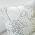6 Piece Printed Cotton Quilt Set With Throw Pillows Taupe Grey Yellow King Cal King King Yellow Grey Cotton