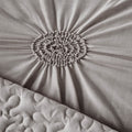 6 Piece Reversible Daybed Cover Set Dark Gray Daybed Dark Gray Polyester