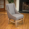 Worthington Dining Chair With Kd Version Brown Grey Fabric