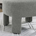 Hoop Gauze Lounge Chair With Sof Cushion And Backrest, Need To Be Assembled, Suitable For Living Room'Bedroomldining Roomgrey 24.5
