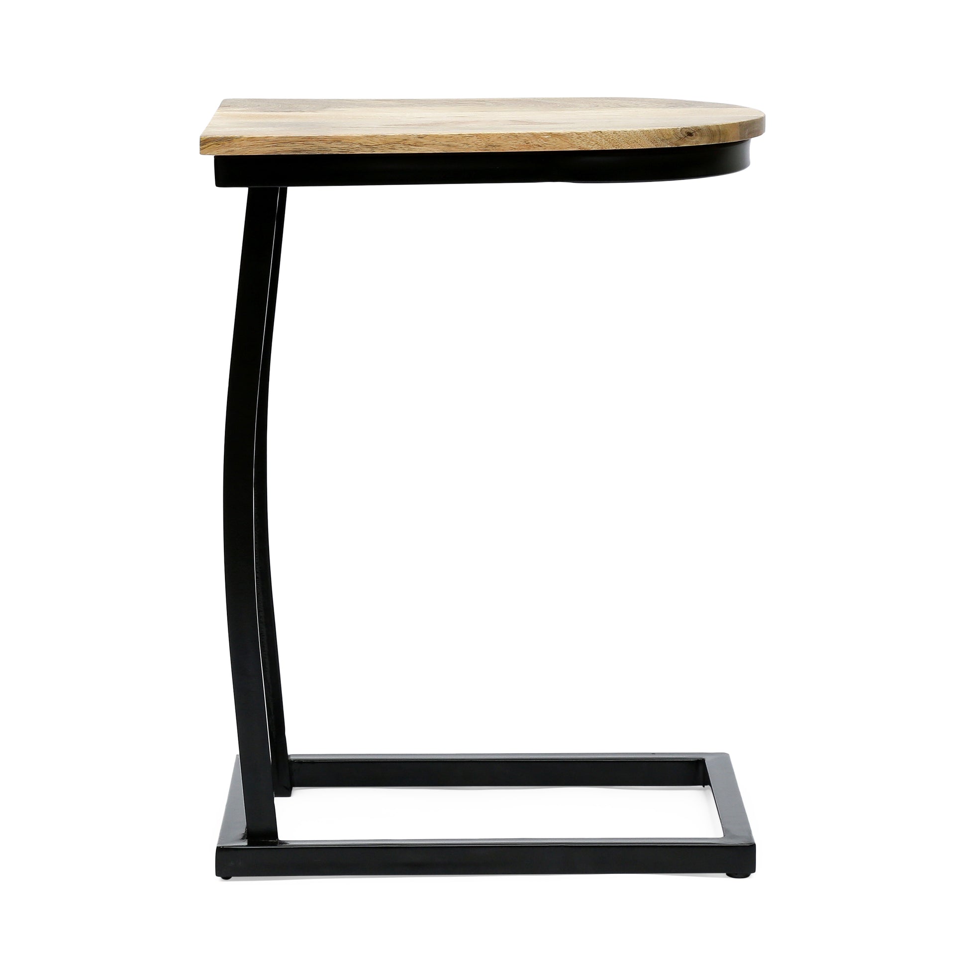 C Table Honey Wood Metal